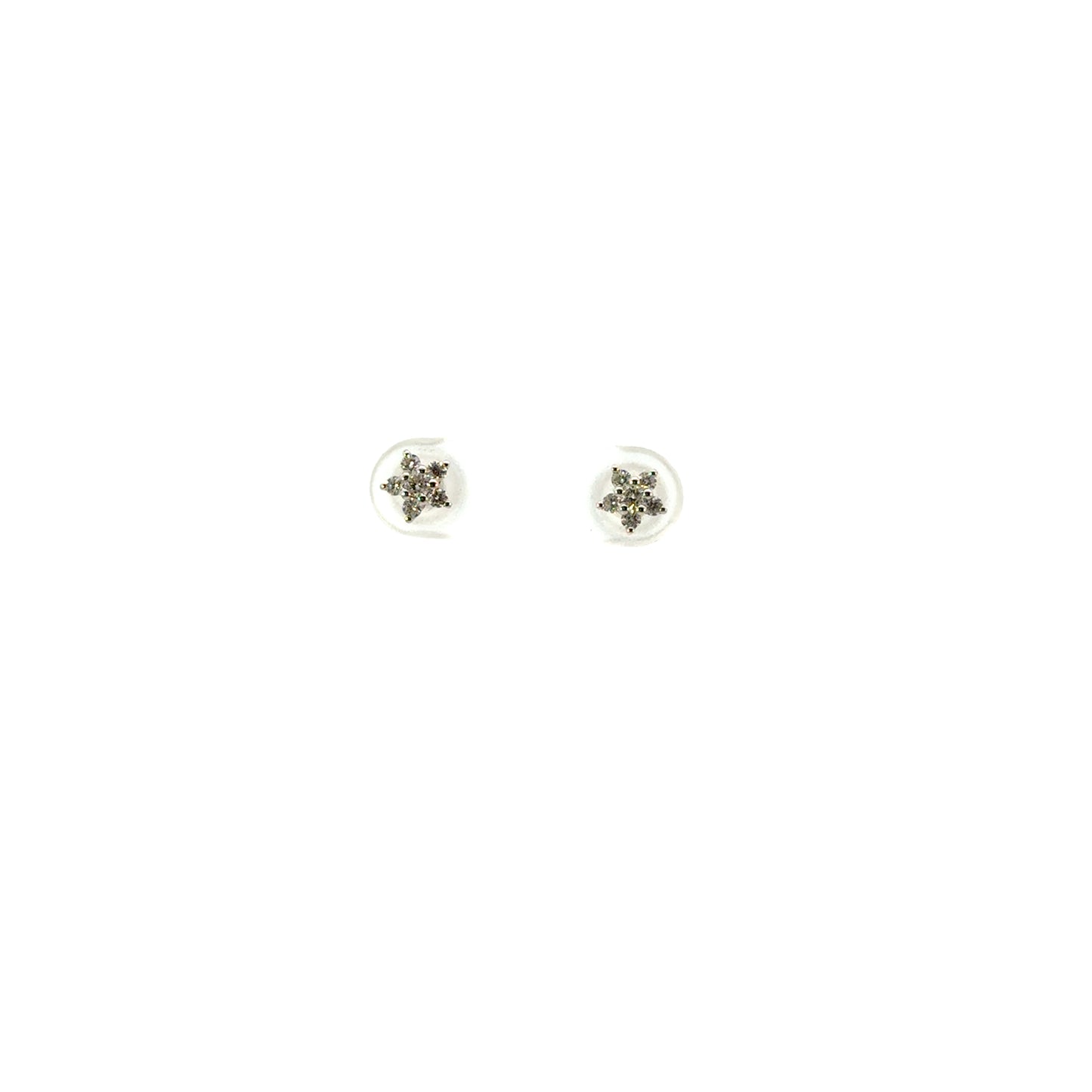 Aretes copito diamantes
