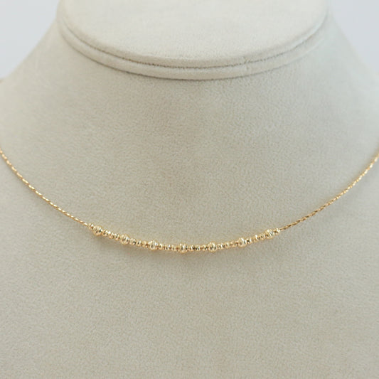 Gargantilla faceteada