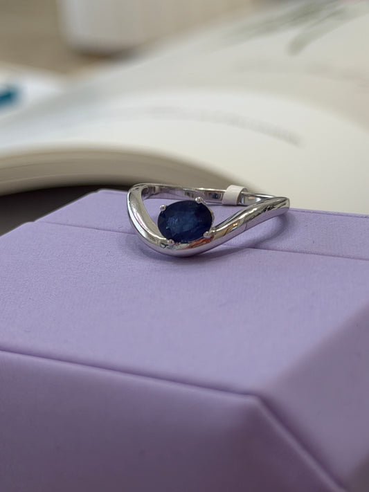 Organic Sapphire ring