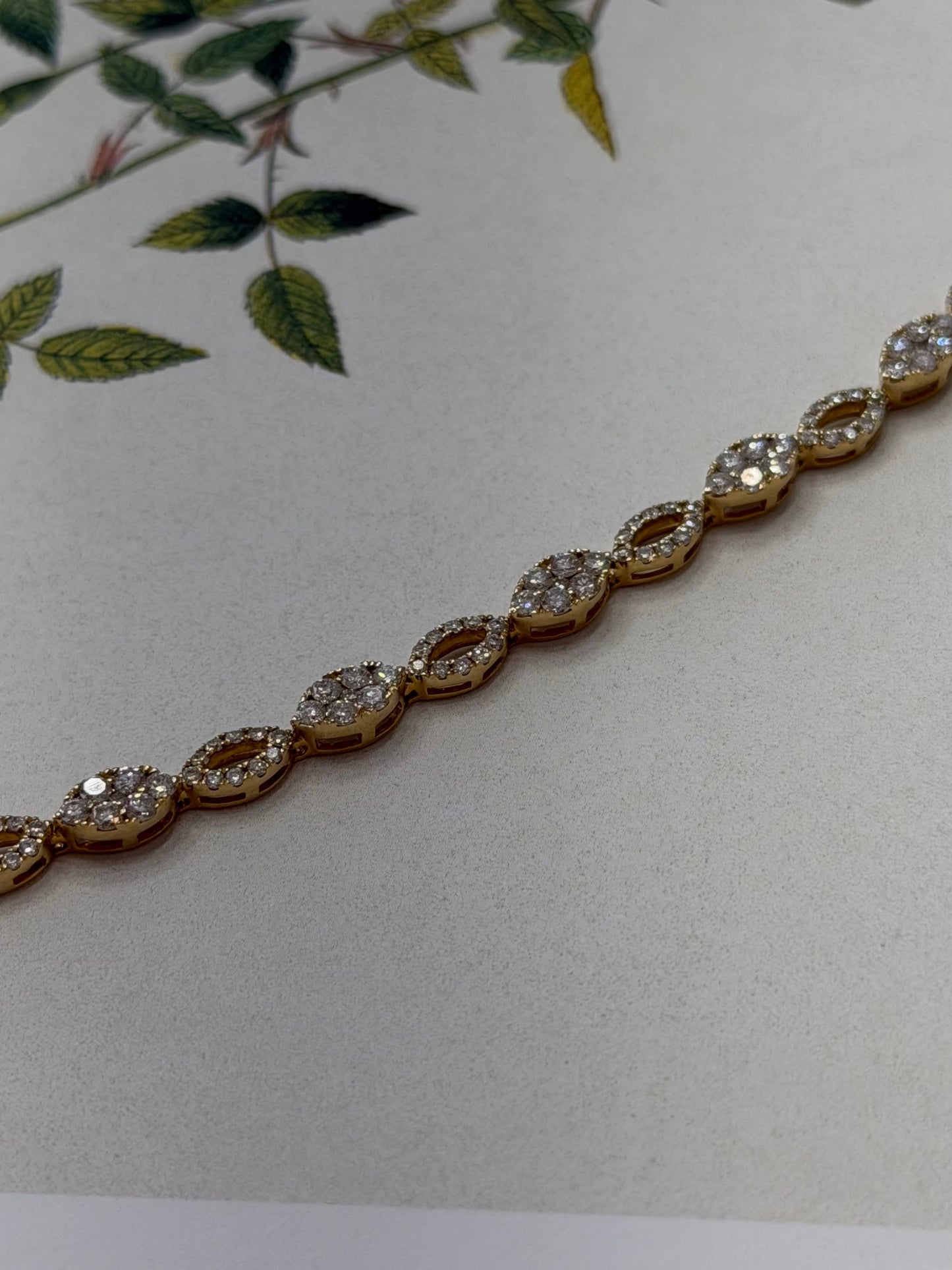 Moonlight diamonds bracelet