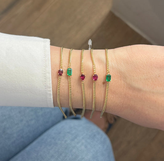 Classic Joyex emerald bracelet