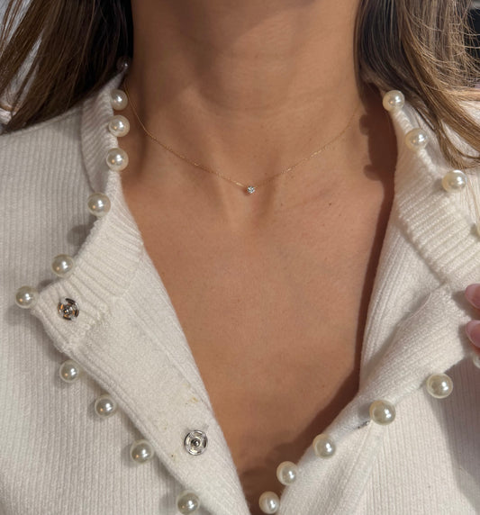 Floating Diamond .20ctw