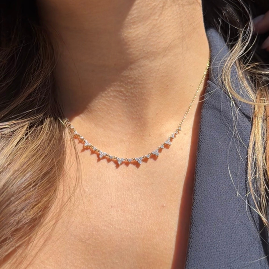 Trinity smile necklace