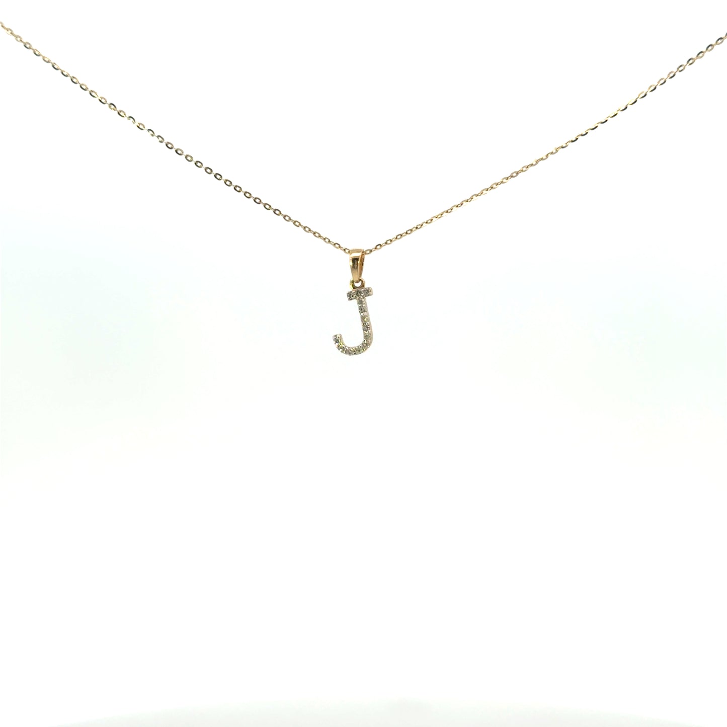Inicial J oro amarillo