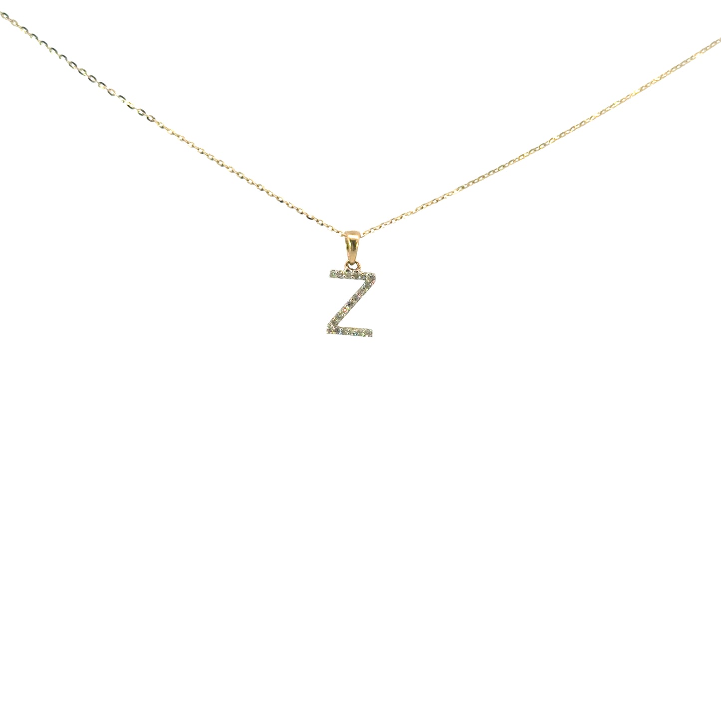 Inicial Z oro amarillo