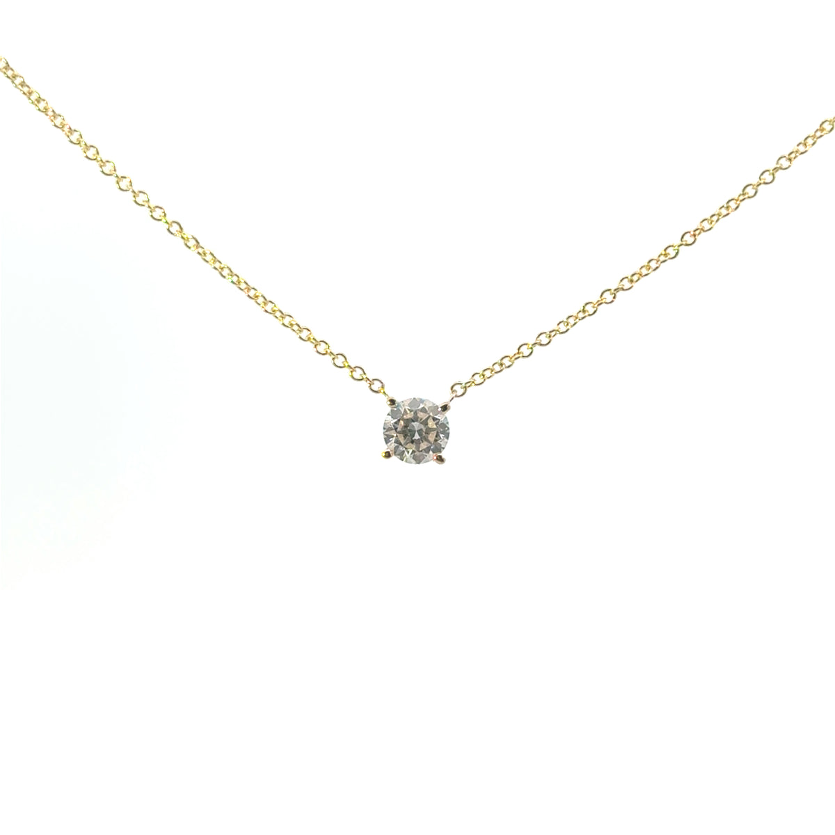 Floating diamond LAB .50ct