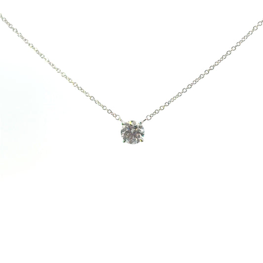 Floating diamond LAB 1.00ct