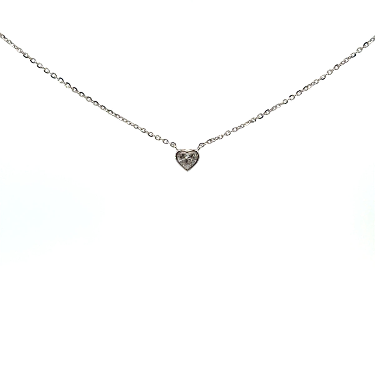 Floating diamond lab corazón