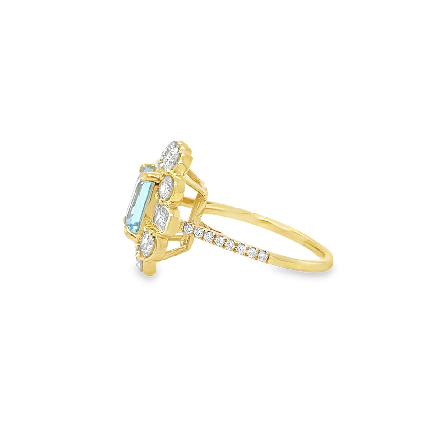 Anillo Royal de Aguamarina