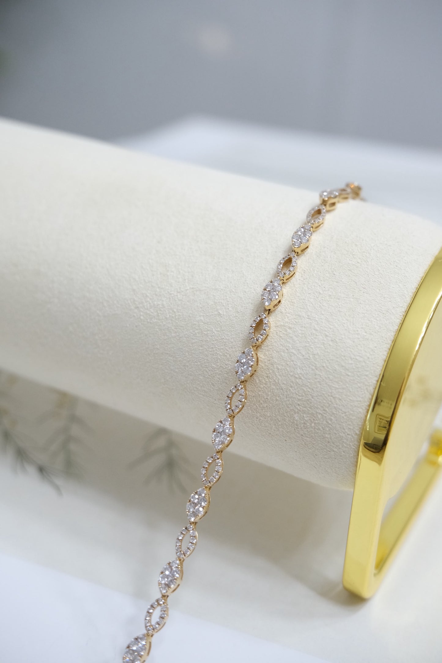 Pulsera moonlight ovalos intercalados