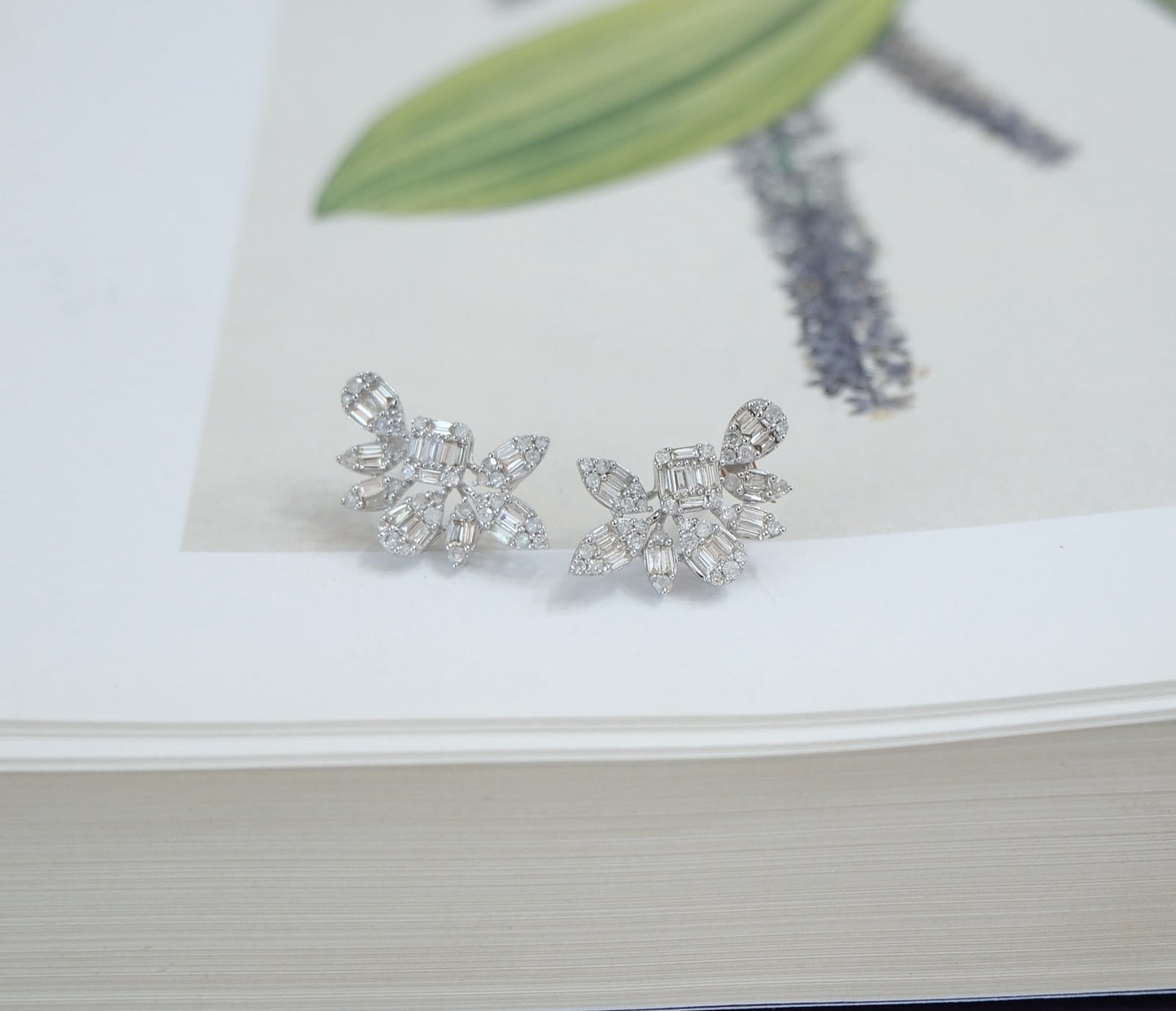 Aretes Sofía diamantes naturales