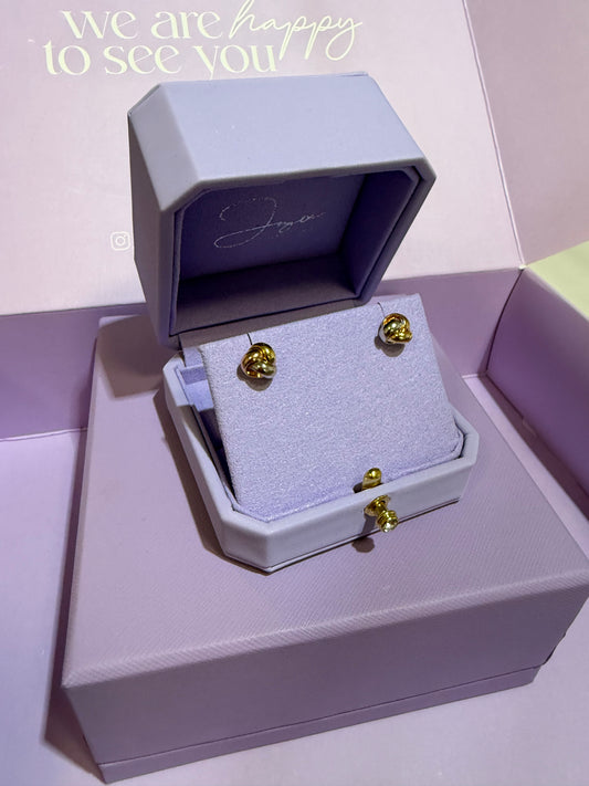 Aretes nudo medianos