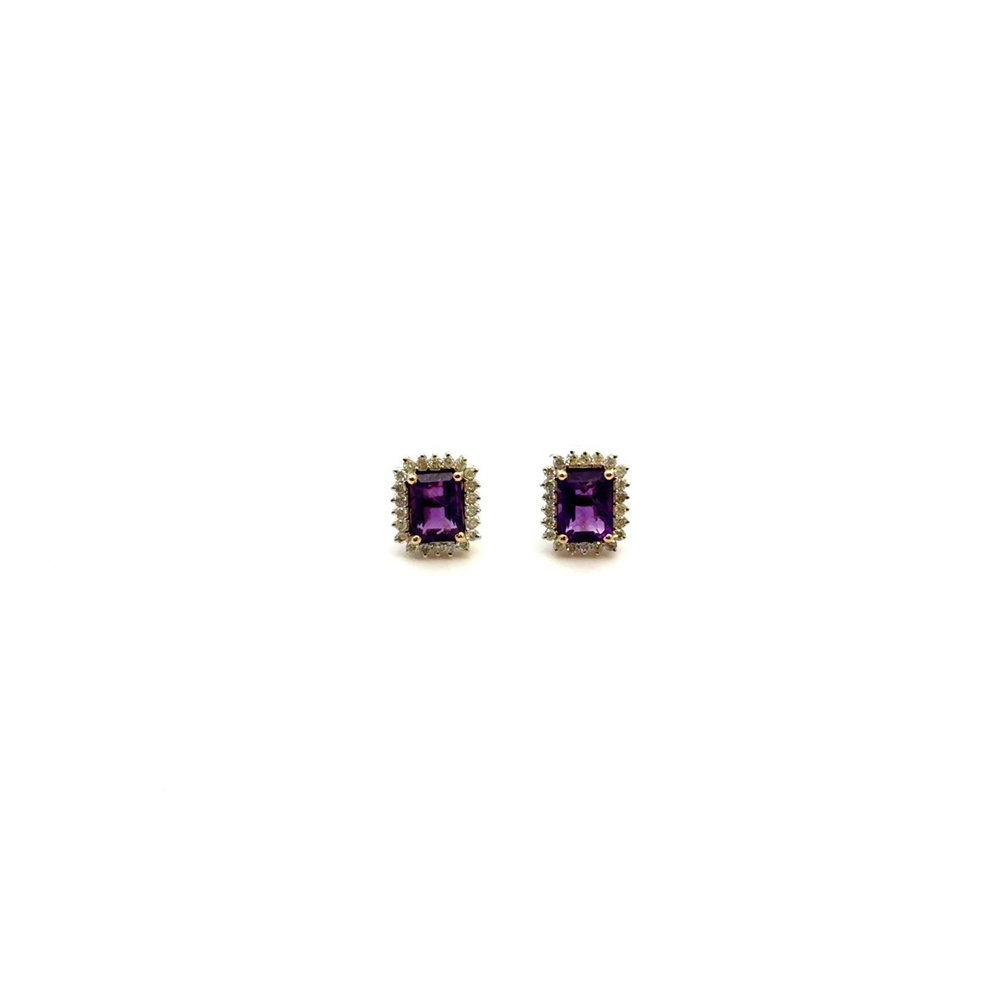 Aretes amatistas