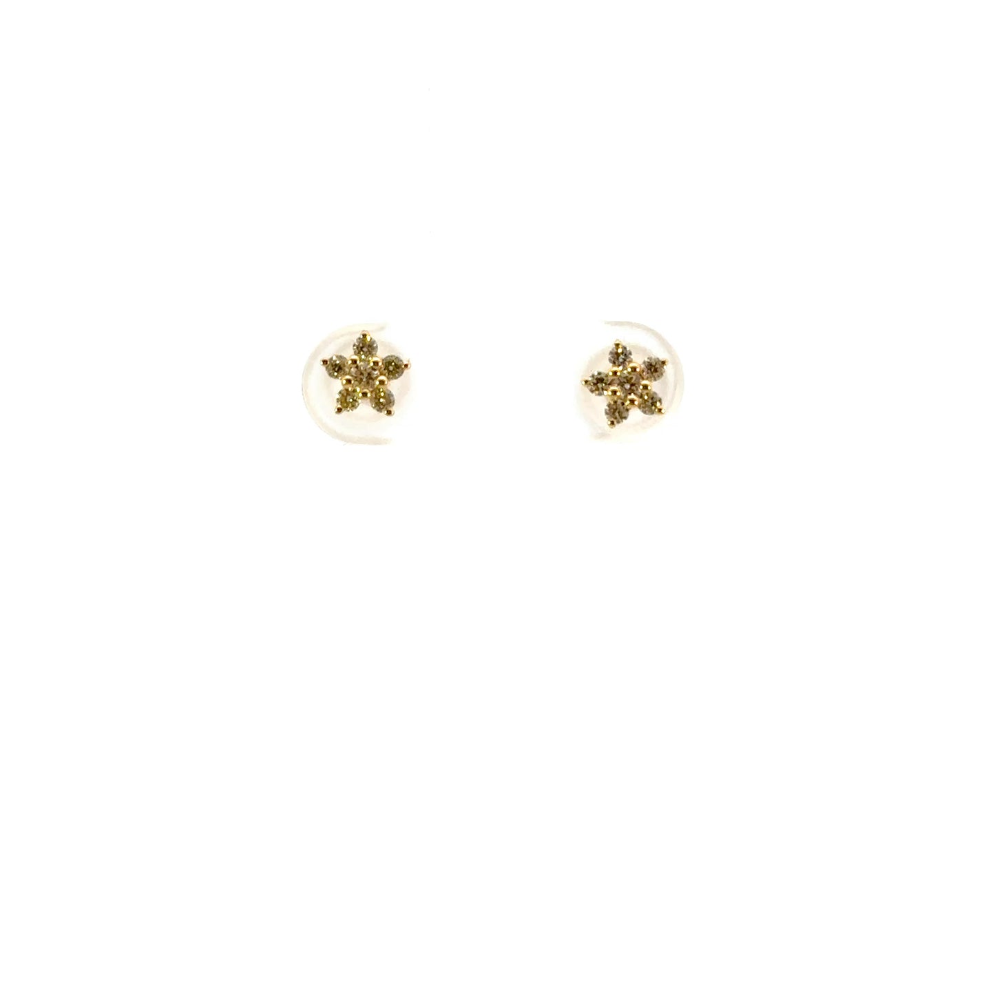 Aretes copito diamantes