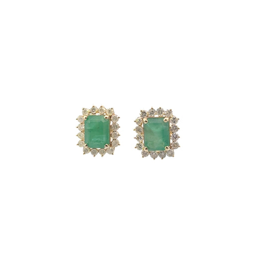 Aretes esmeralda