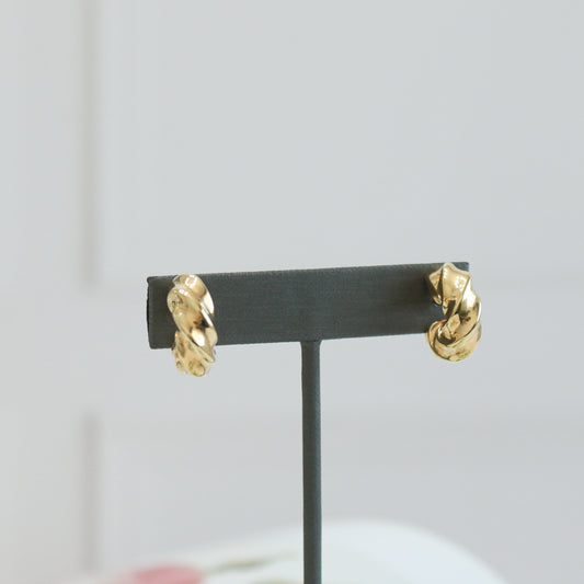Chunky Gold Hoops
