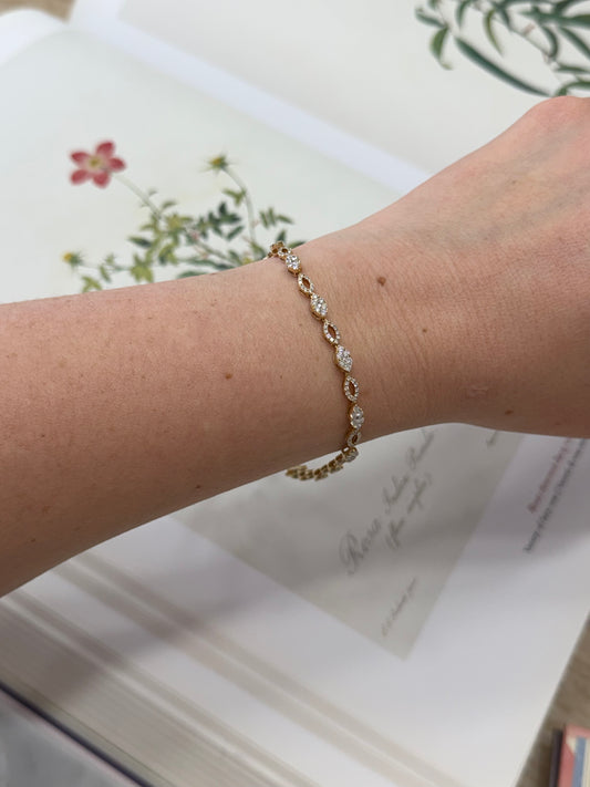 Moonlight diamonds bracelet