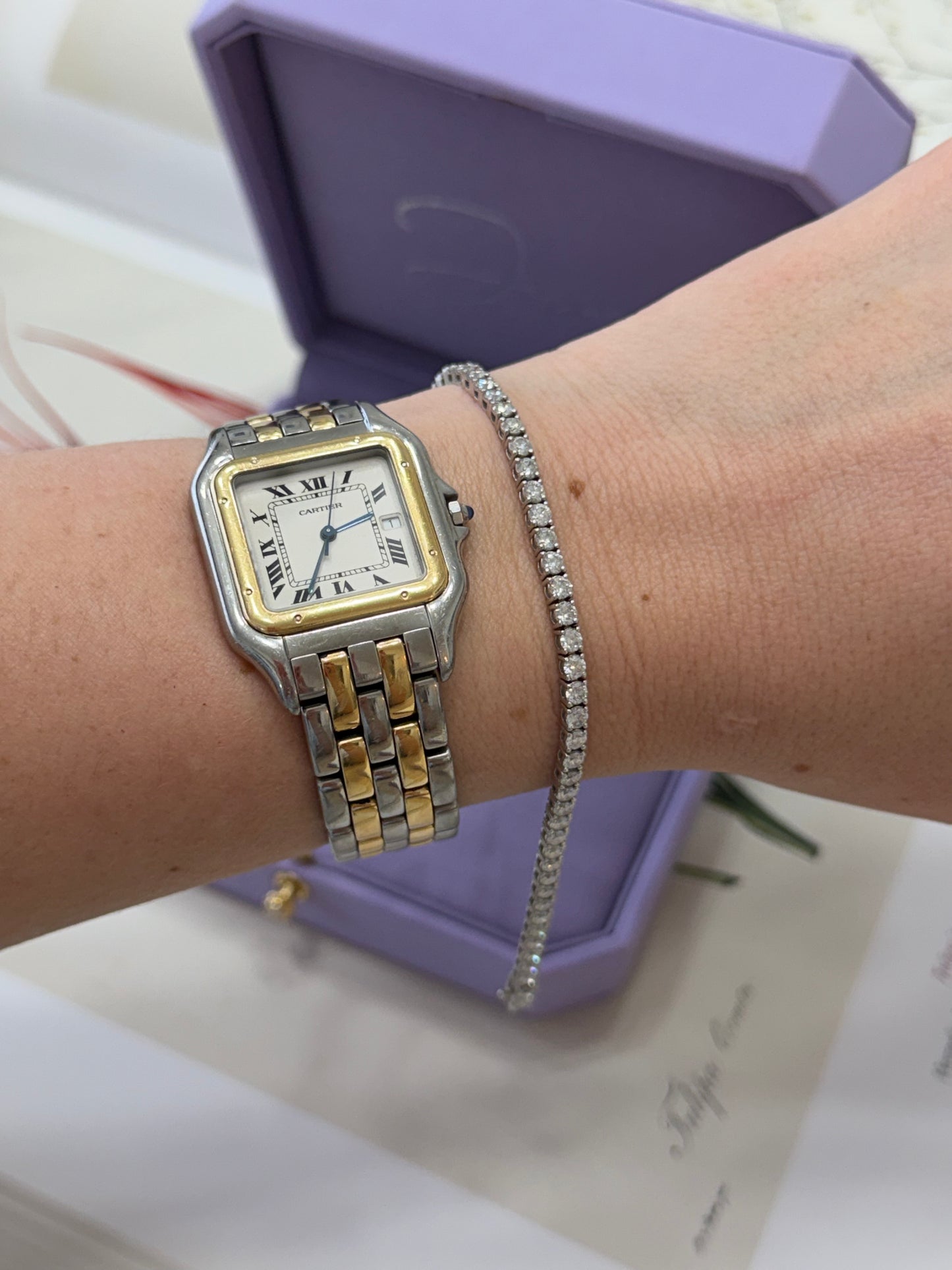 The 5.00ct tennis bracelet