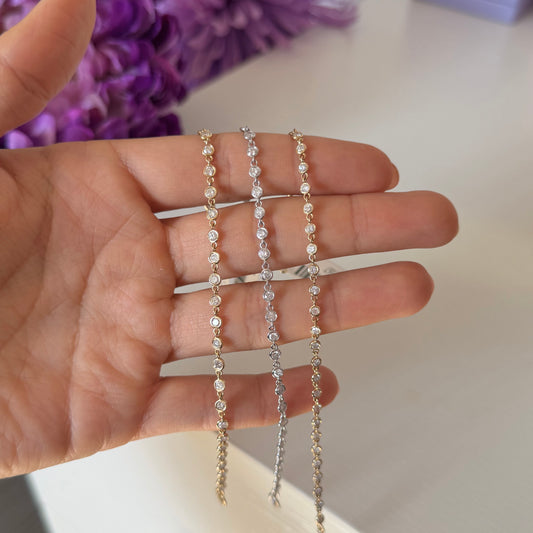 Linked Diamond Bracelet