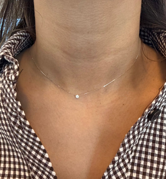 Floating Diamond .20ctw