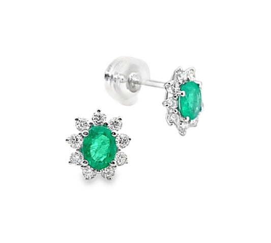 Aretes tipo lady di esmeralda