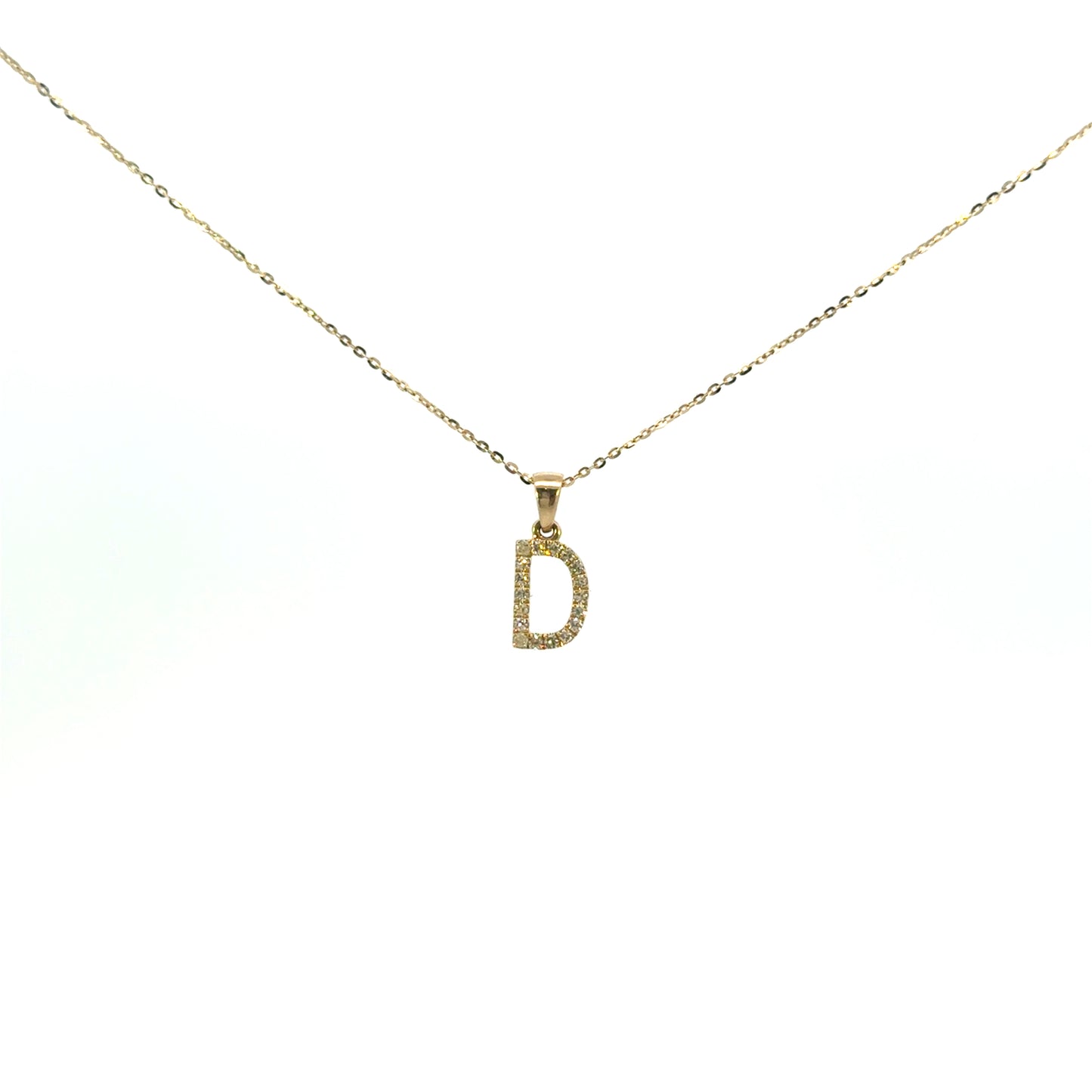 Inicial D oro amarillo