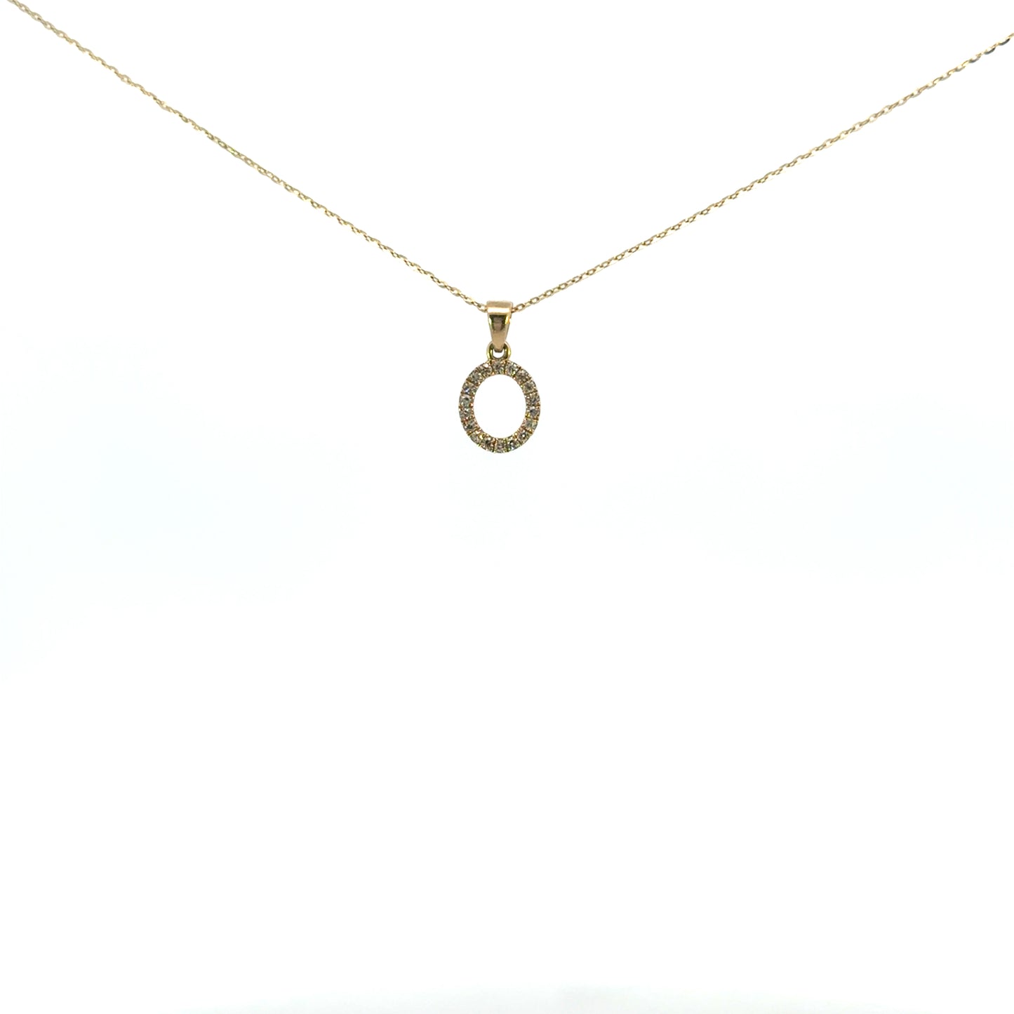Inicial O oro amarillo