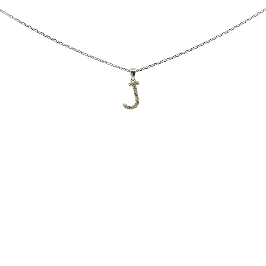 Inicial J oro blanco