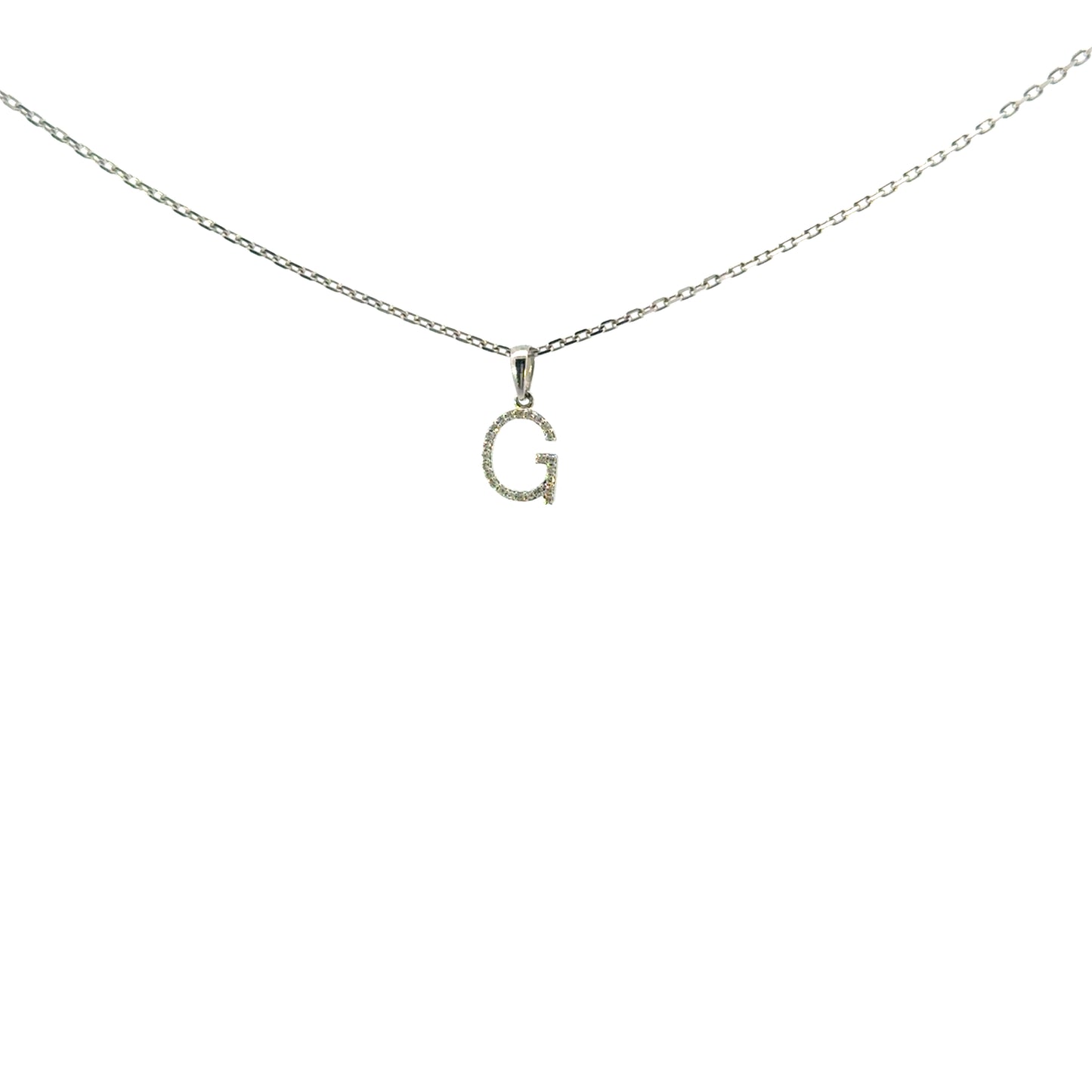 Inicial G oro blanco
