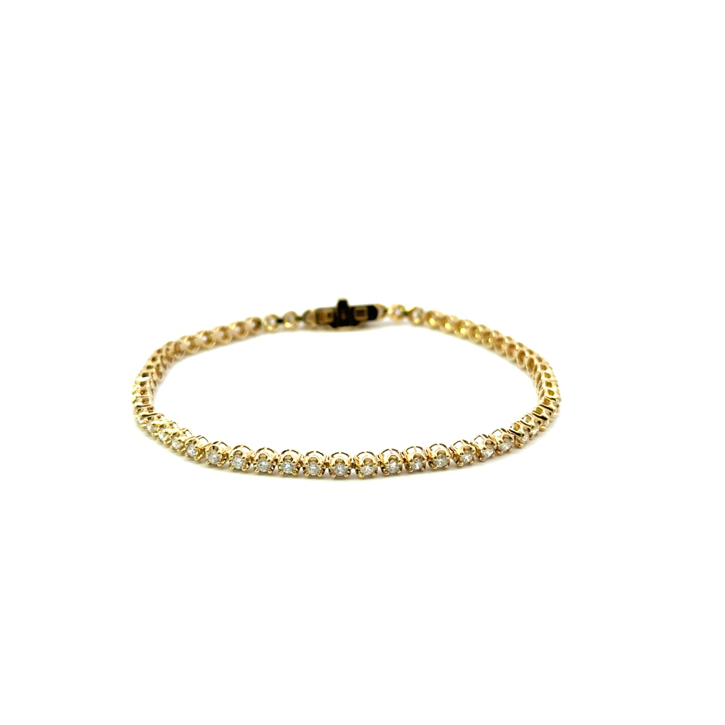 Pulsera tennis bracelet cupcake oro amarillo