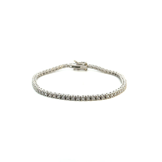 Pulsera plata tennis bracelet plata