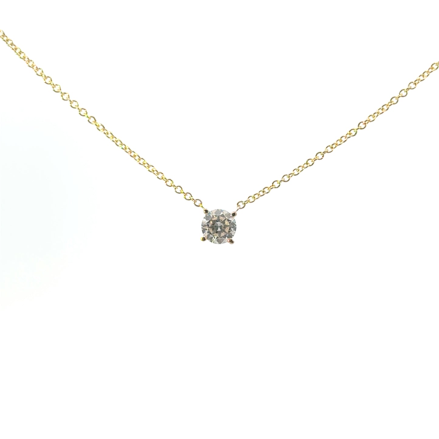 Floating diamond LAB .50ct