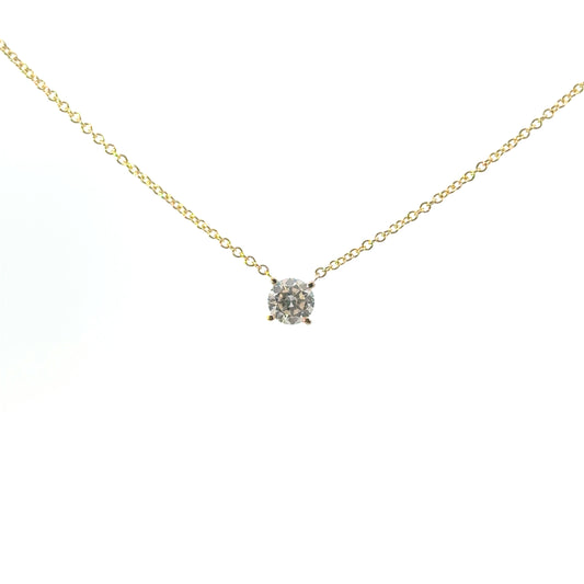 Floating diamond LAB .50ct