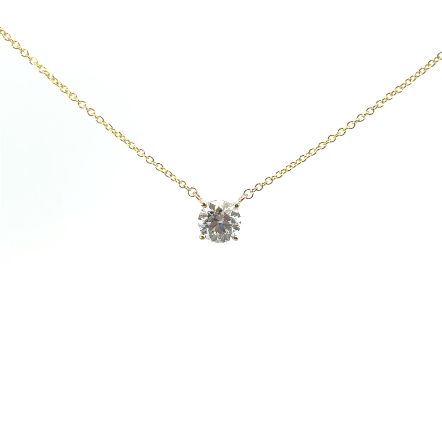 Floating diamond LAB 1.00ct