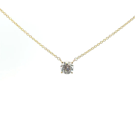 Floating diamond LAB 1.00ct
