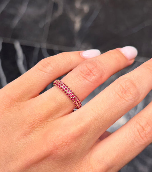 Bubble ring Rubies