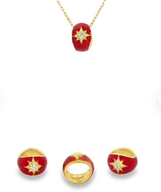Charm red star