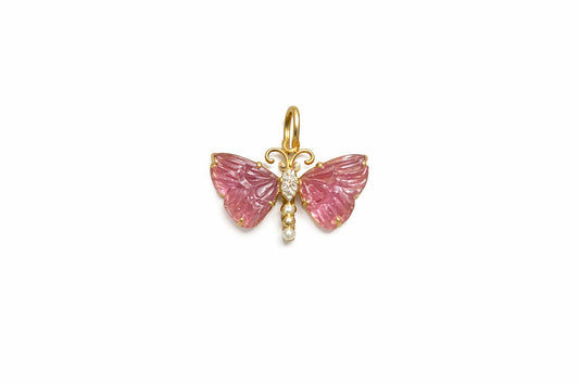 Charm mariposa turmalina