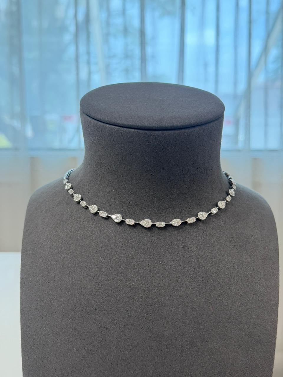 Gargantilla Moonlight diamantes naturales