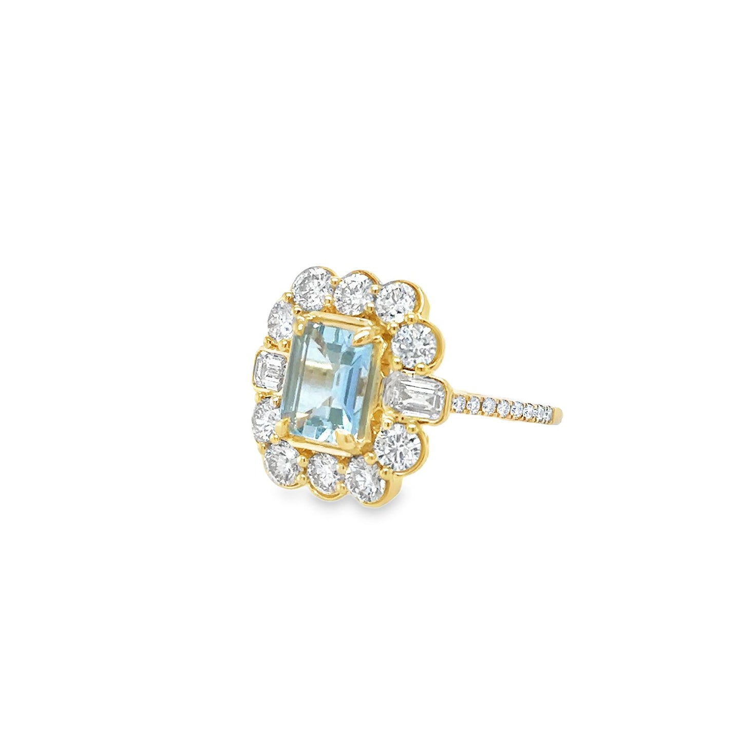 Anillo Royal de Aguamarina