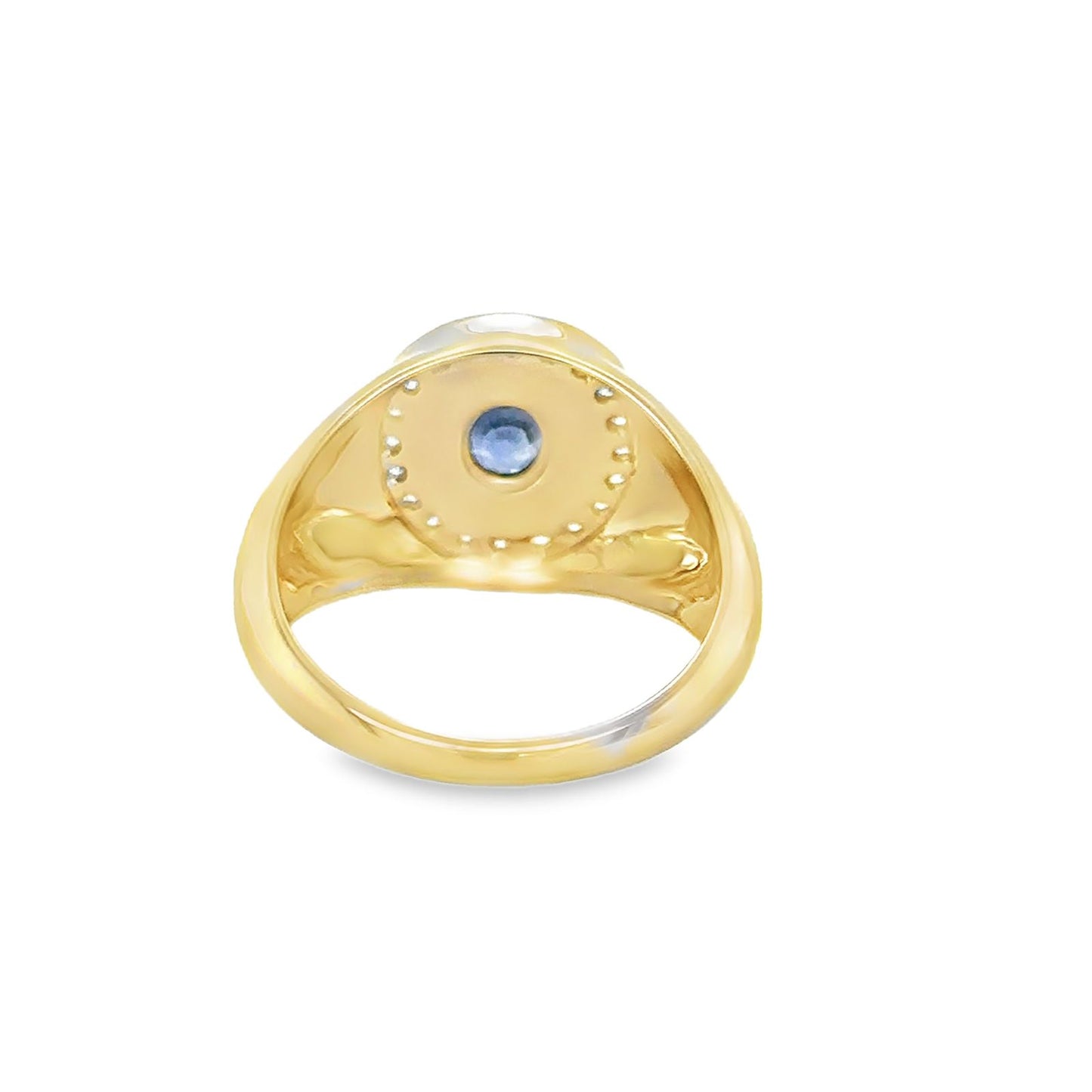Pinky ring Cecilia zafiro
