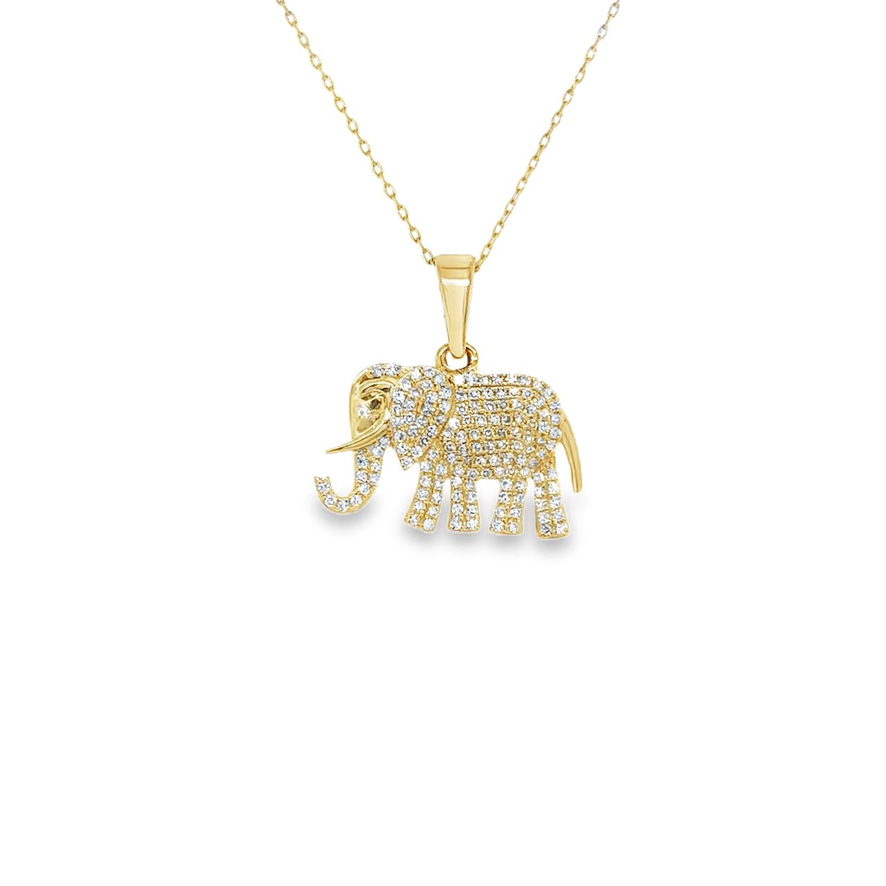 Dije de elefante de la suerte pave