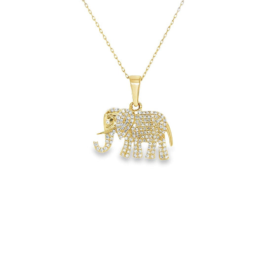 Dije de elefante de la suerte pave