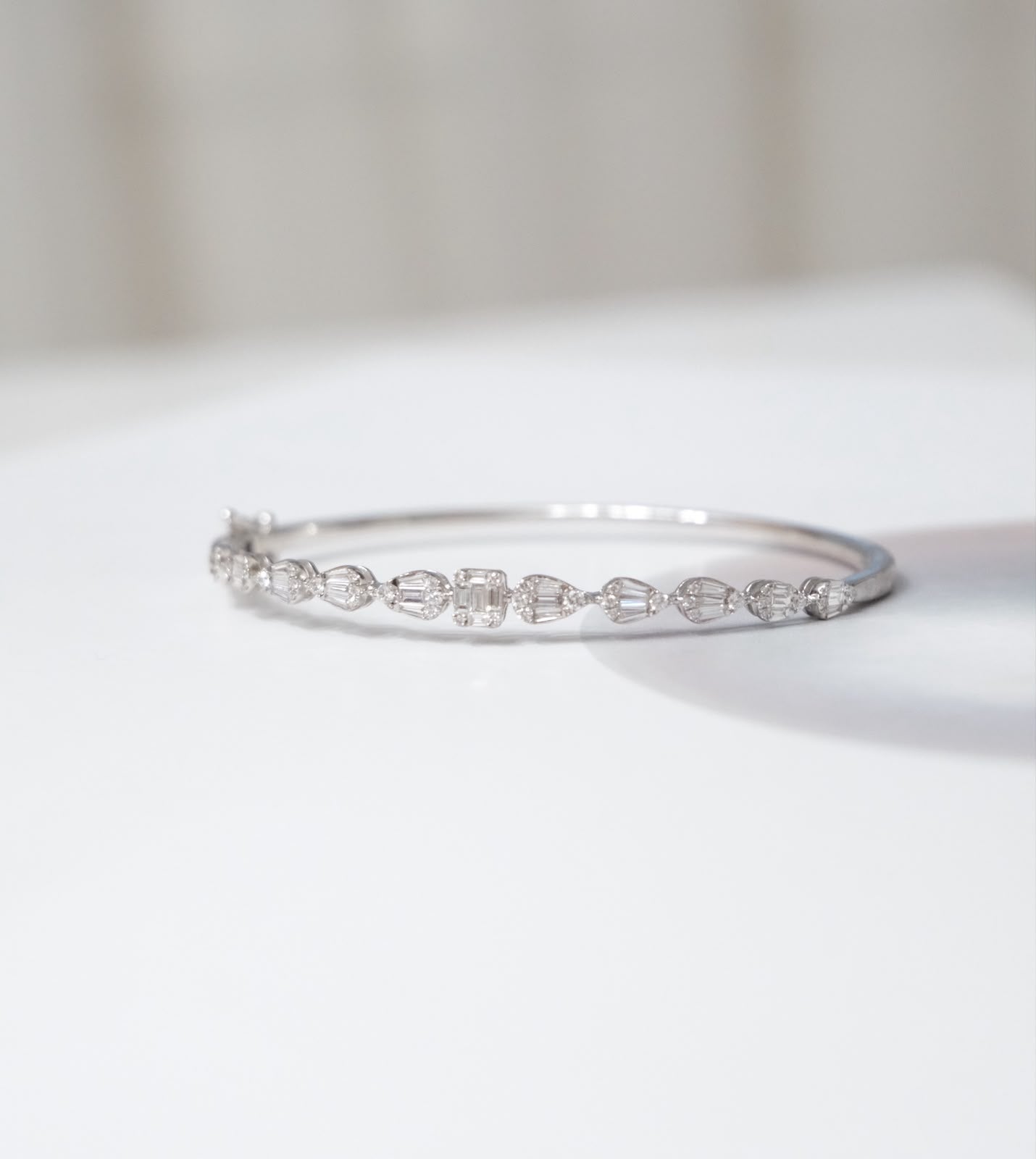 Bangle diamantes multishape