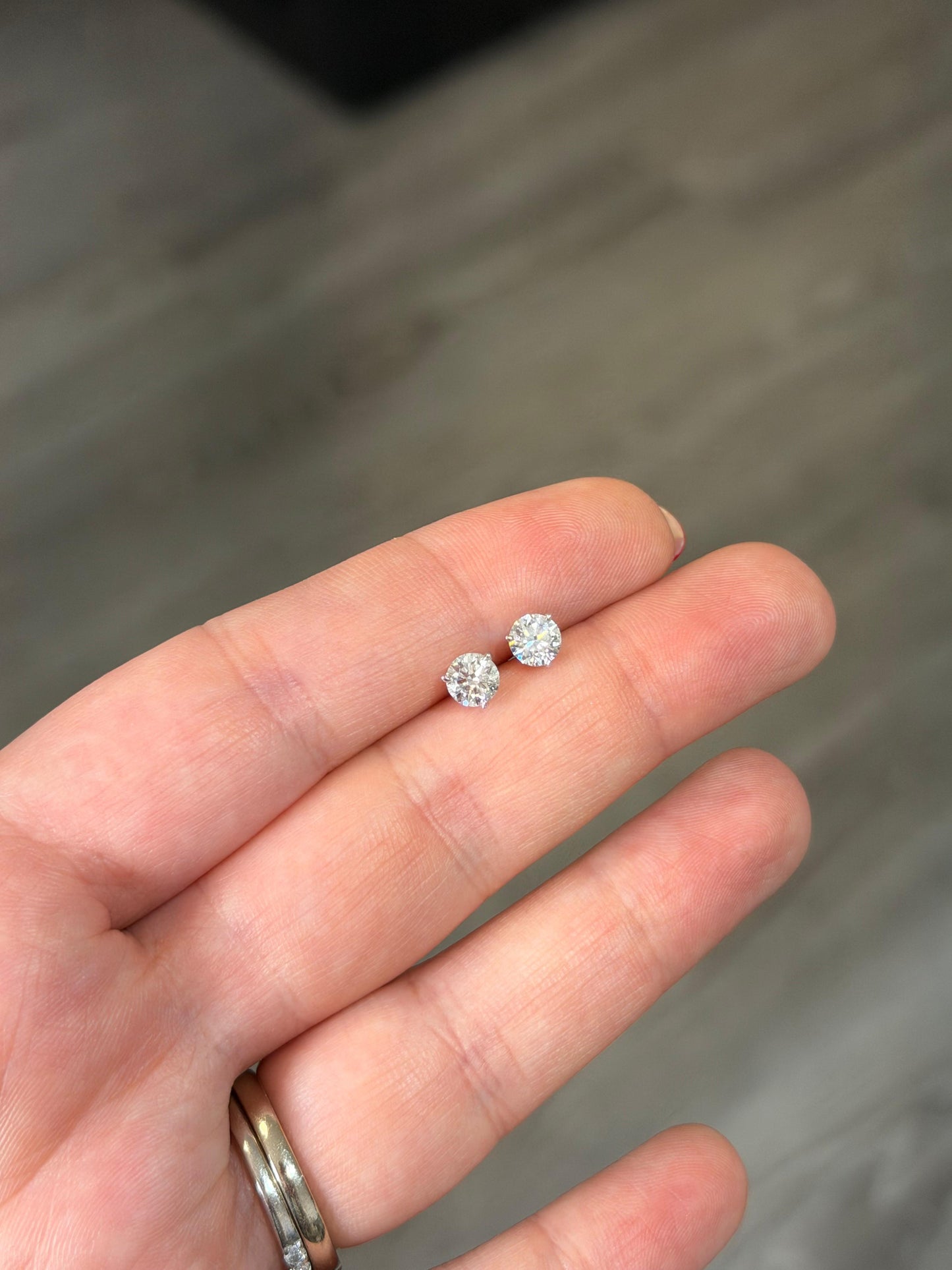 1.00ctw Lab Diamond Studs