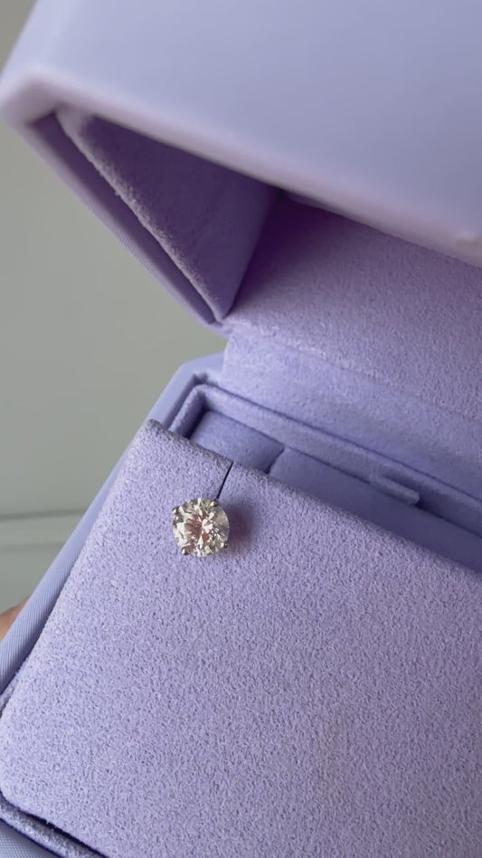 Studs diamante natural 2.00ctw